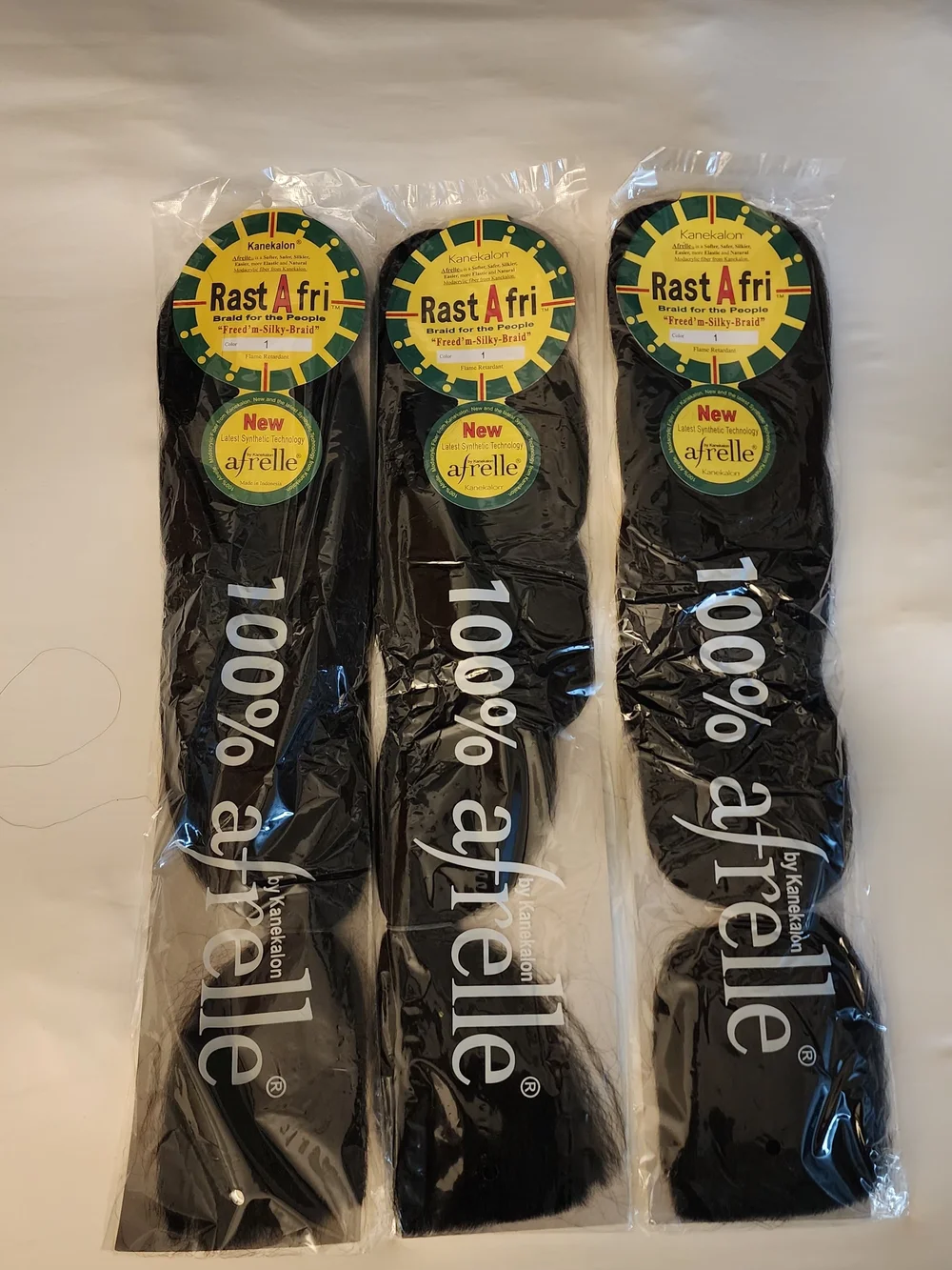 13 Packs Braiding Hair – X-Pression / RastAfri – Colors 1 & 1B